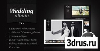 ThemeForest - Wedding Album v1.3 - Premium Wordpress Theme