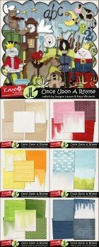 Scrap Set - Once Upon A Rhyme PNG and JPG Files