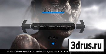 ThemeForest - Simplex - One Page HTML Template - RIP
