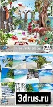 Scrap Set - Heavenly Place PNG and JPG Files