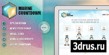 ThemeForest - Marine Countdown - Coming Soon Page - RIP