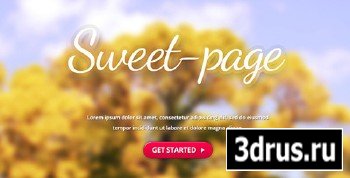 ThemeForest - Sweet-page Landing Page