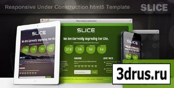 ThemeForest - SLICE-Responsive Under Construction Template - RIP