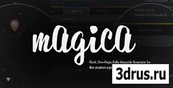 ThemeForest - Magica - One Page, Fully Ajaxable HTML Template  - RIP