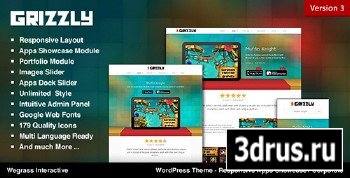 ThemeForest - Grizzly v3.0.4 - Responsive App Showcase / Corporate