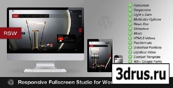 ThemeForest - Responsive Fullscreen Studio for WordPress v2.5