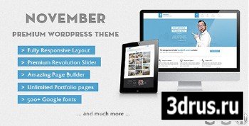 ThemeForest - November v1.0 - Clean & Modern Wordpress Theme