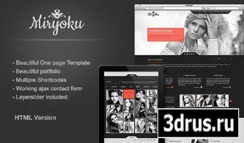 ThemeForest - Miryoku One Page Template HTML Version - RIP