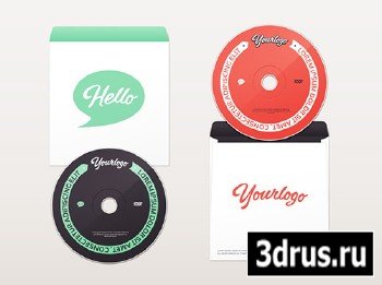 PSD Web Design - DVD & Envelope Mock-Up