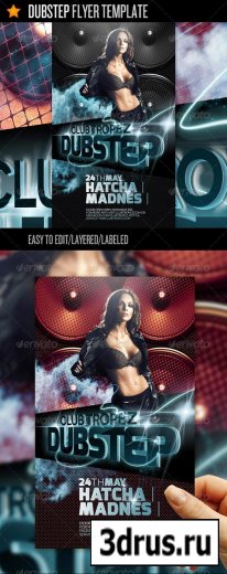 Dubstep - Flyer Template - GraphicRiver