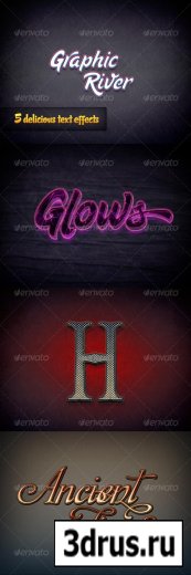 5 delicious text effects - GraphicRiver