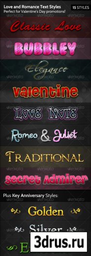 Love and Romance Text Styles - GraphicRiver