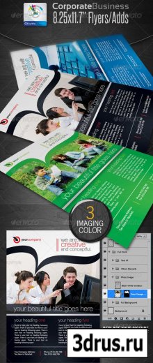 Corporate Business Flyers/Ads - GraphicRiver. PSD