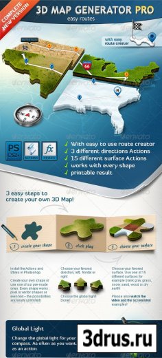 3D Map Generator Pro- Easy Routes - GraphicRiver