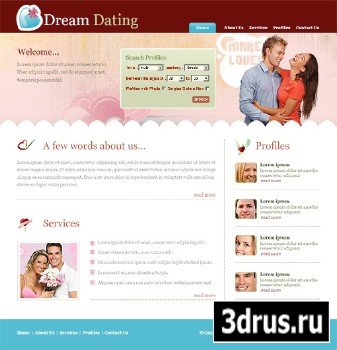 DreamTemplate - Dream Dating CSS Template - 6592