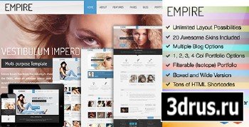 ThemeForest - Empire - Business, Portfolio HTML 5 Template - RIP