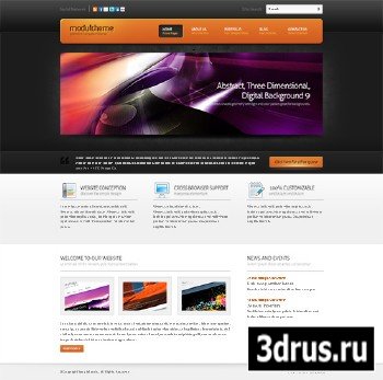 DreamTemplate - ModulTheme 3D - Webpage Template