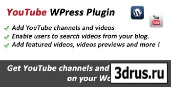 CodeCanyon - YouTube Premium Videos Integration for WordPress v1.8.3