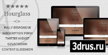 ThemeForest - Hourglass - Responsive Coming Soon Page - RIP