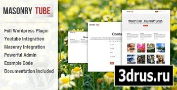 CodeCanyon - Masonry Tube v1.0 - Wordpress Plugin