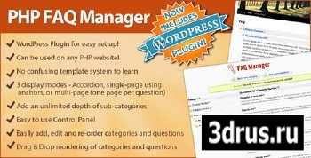 CodeCanyon - FAQ Manager (Standalone or integrate to Wordpress) v1.0 - FULL