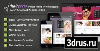 ThemeForest - Hairpress v1.4 - HTML Template for Hair Salons - FULL