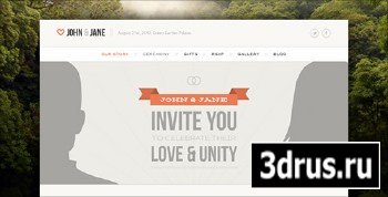 ThemeForest - Wedding v1.3 - Responsive Single Page WordPress Theme