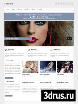 DreamTemplate - SnapTube - Responsive Website Template