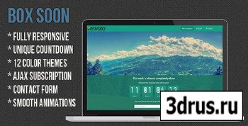 ThemeForest - BoxSoon - Responsive Coming Soon Page - RIP