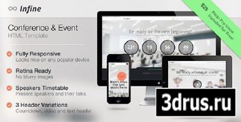 ThemeForest - Infine - One Page Conference & Event Template - RIP