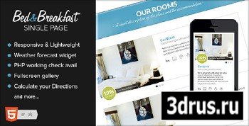 ThemeForest - Bed&Breakfast Responsive Single Page - RIP