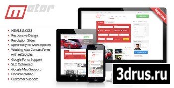 ThemeForest - Motor - Vehicle Marketplace Responsive Template - RIP
