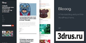 ThemeForest - Blooog | Premium Blog & Portfolio Theme v1.1