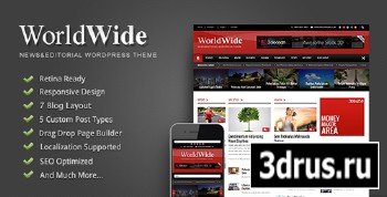 ThemeForest - World Wide v1.01 - Responsive Magazine WP Theme