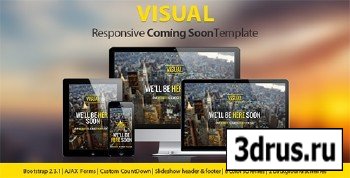 ThemeForest - Visual - Responsive Coming Soon Page - RIP