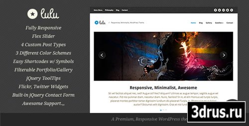 Lulu v1.0 - Responsive WordPress Theme