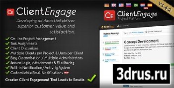 CodeCanyon - ClientEngage Project Platform v1.4.2