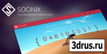 ThemeForest - Soonix | Responsive Coming Soon Template - RIP