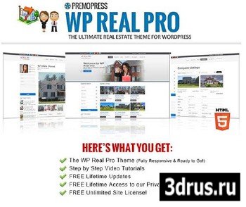 PremoPress - WP REAL PRO - Ultimate WordPress Theme - Full Pack