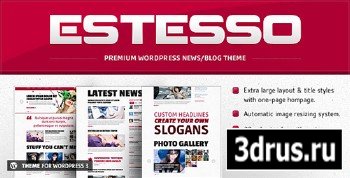 ThemeForest - Estesso v1.2.4 - Modern Experimental Wordpress Theme
