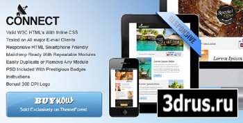 ThemeForest - Connect - Professional Responsive Email Template - RIP