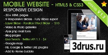 ThemeForest - Mobile Web Template v1.0 - HTML5 & CSS3