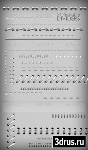 26 Ultimate Dividers(resizable vector)