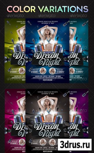 Flyer Dream Night Party