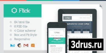 ThemeForest - Flick - Responsive E-mail Template - RIP