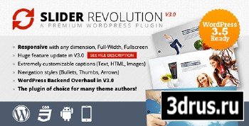 CodeCanyon - Slider Revolution v3.0.3 - Responsive WordPress Plugin