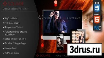 Mojo-Themes - Square - HTML5 Parallax and Responsive Template - RIP