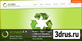 ThemeForest - ECOBIZ v2.5 - Modern Business WordPress Theme