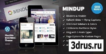 ThemeForest - MindUp v1.5 - A Flexible Corporate Wordpress Theme - FULL
