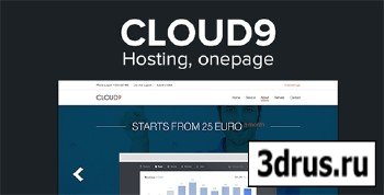 ThemeForest - Cloud9 - One Page Responsive Hosting Template - RIP